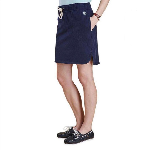 barbour denim skirt